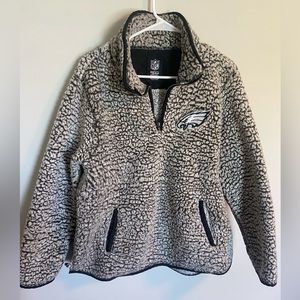 NFL Eagles Sherpa Quarter Zip